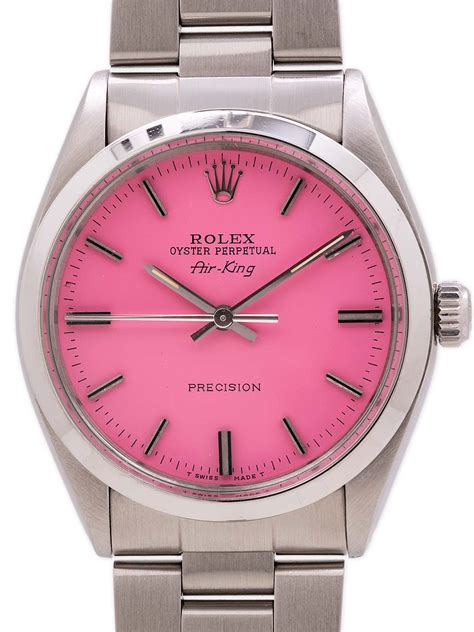 rolex air king pink|rolex air king watch price.